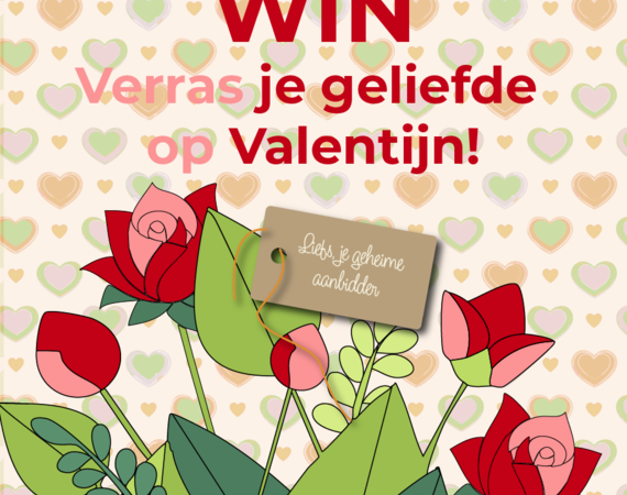 WINACTIE: Laat de liefde spreken en win een prachtig boeket voor Valentijnsdag!