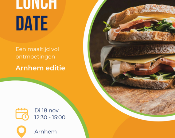 Uitnodiging: Durfjijmetmij Lunchdate in Arnhem 