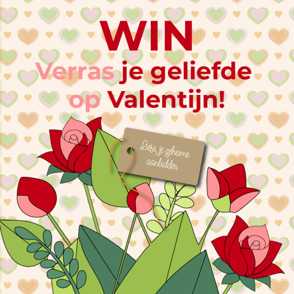 WINACTIE: Laat de liefde spreken en win een prachtig boeket voor Valentijnsdag!