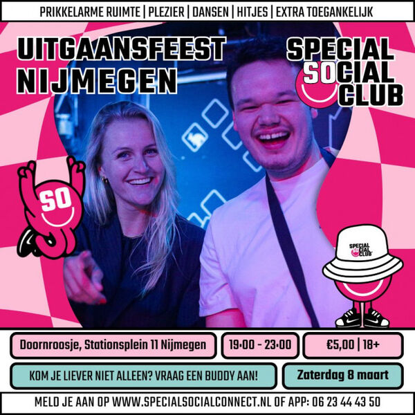 8 maart - Uitgaansfeest Nijmegen
